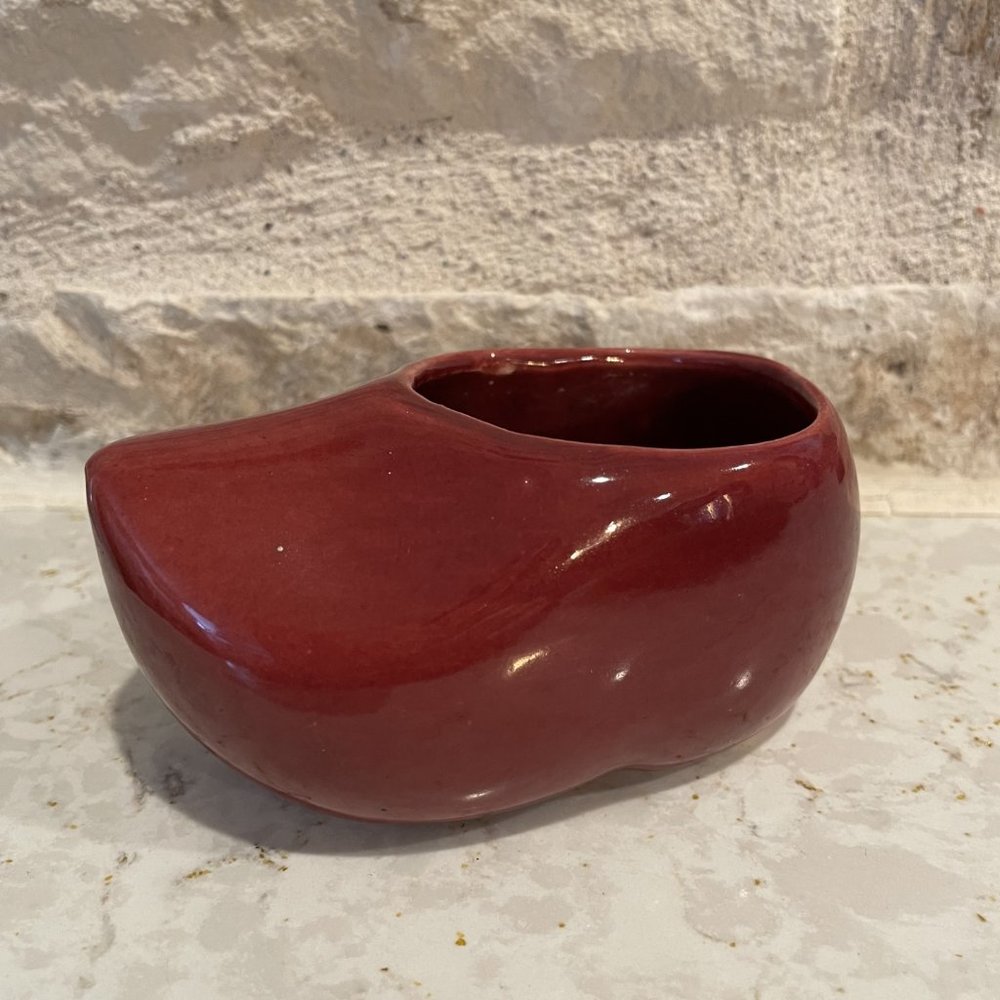 Vintage Small Dutch Clog Pottery - Picture 4 of 6